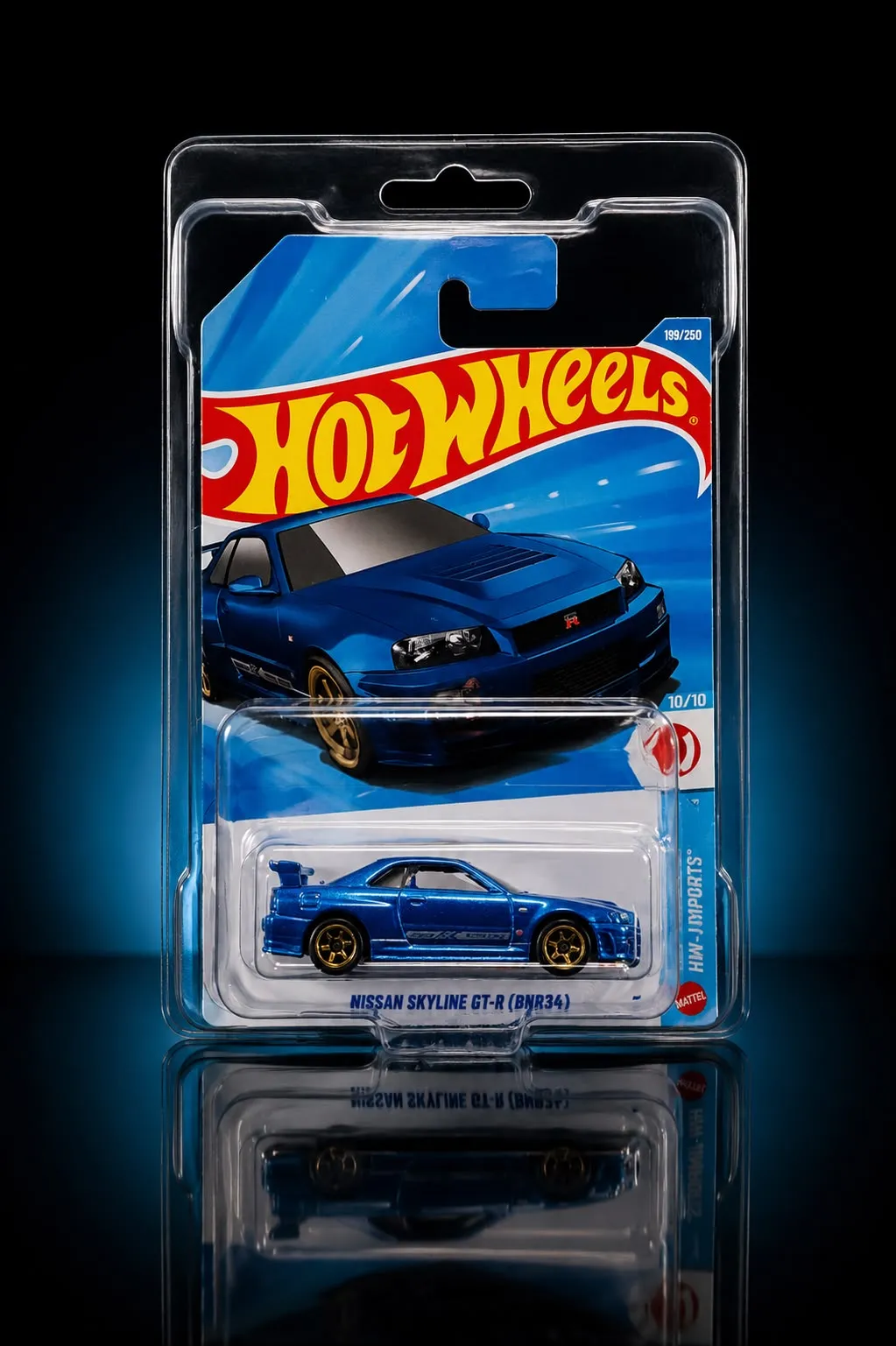 Hot Wheels Nissan Skyline GT-R (BNR34) card protector