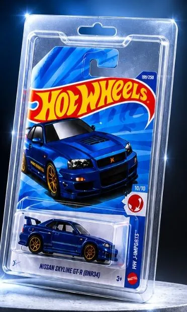Hot Wheels Nissan Skyline GT-R (BNR34) card protector